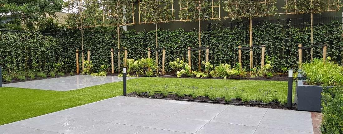 Groene tuin den bosch