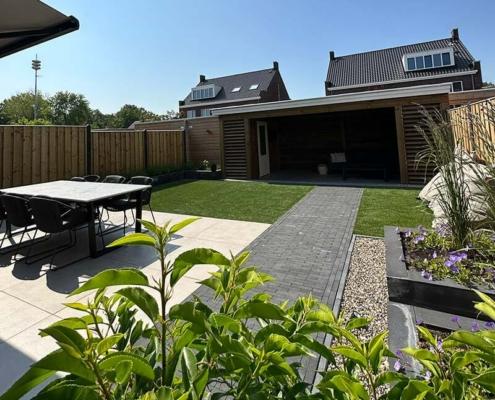 overkapping voor schaduw in de tuin